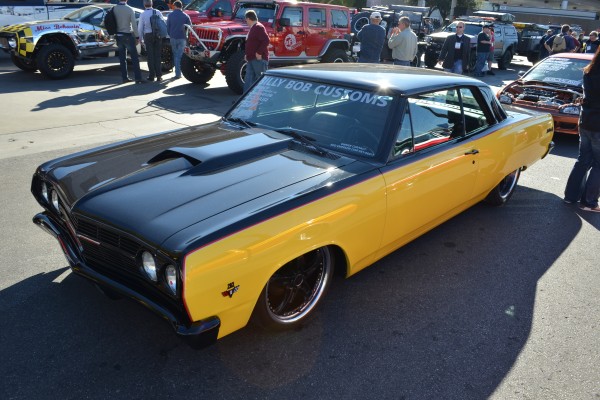 vintage first gen chevy chevelle restomod displayed at SEMA 2013