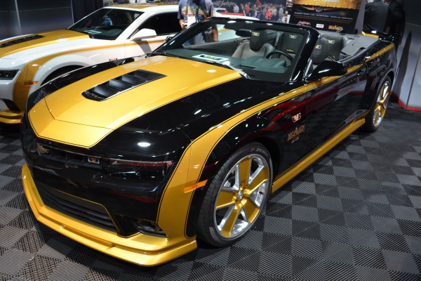 Custom 5th gen chevy camaro on display at SEMA 2023