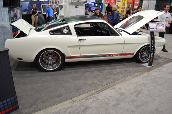 pro touring restomod Ford Mustang displayed at SEMA 2013