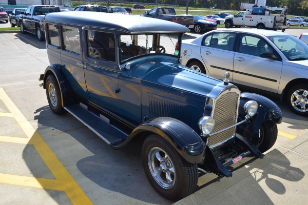 1927 Willys Overland Sedan Hot Rod, front quarter