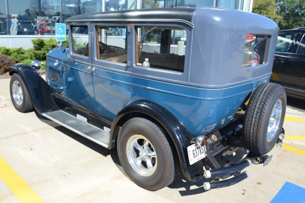 1927 Willys Overland Sedan Hot Rod, rear quarter