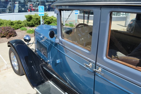 1927 Willys Overland Sedan Hot Rod, interior view