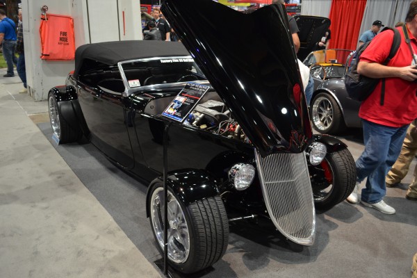 custom ford hotrod coupe displayed at SEMA 2013