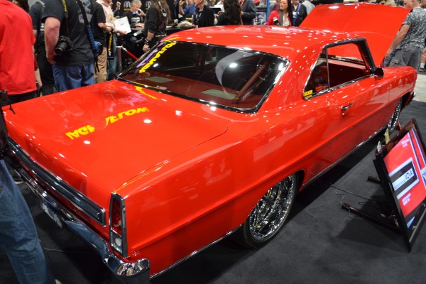 vintage chevy 2 nova show car at SEMA 2013