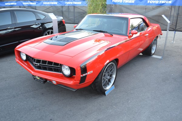 LSA powered chevy camaro first gen restomod at SEMA 2013