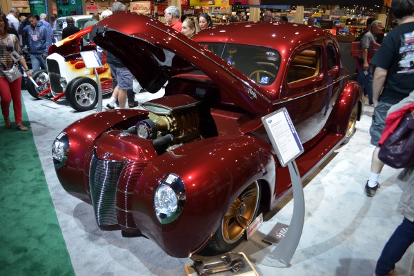 custom ford hotrod coupe at SEMA 2013