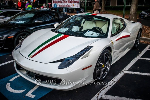 Modern Ferrari coupe