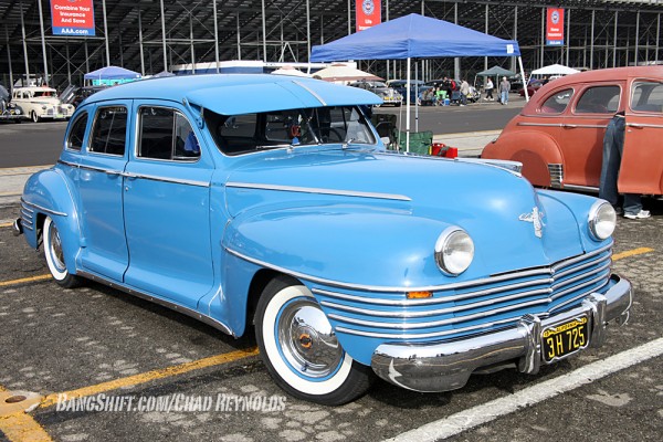 1932 chrysler sedan at a car show