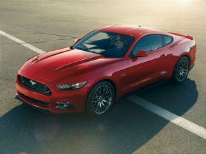 2015 Ford Mustang three-quarter
