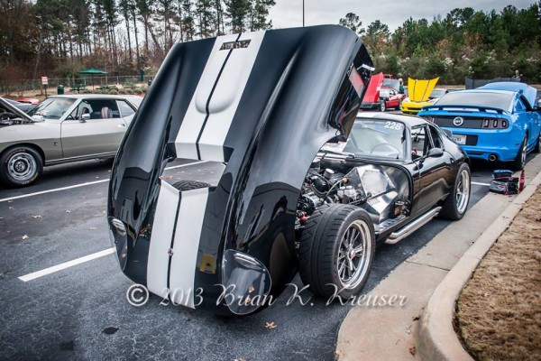 shelby daytona coupe kit car with tilt front end clip