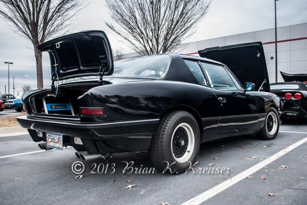rear view of a jensen interceptor with a mcintosh amp
