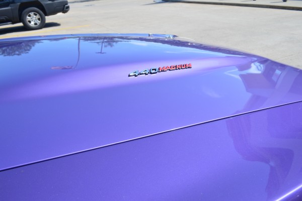 1971 Dodge Charger, 440 hood badge