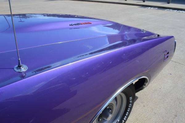 1971 Dodge Charger, 440 hood badge