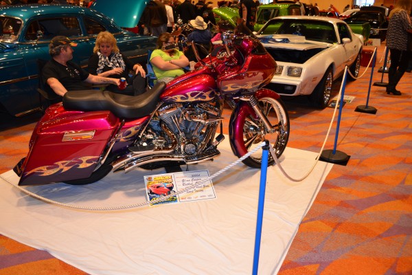 Customized American V-Twin Motorcycle