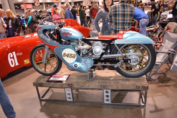 vintage land speed record motorcycle