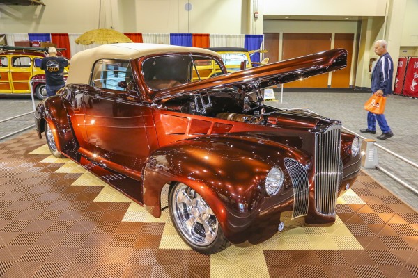 customized prewar luxury coupe roadster