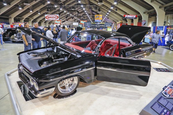 custom ford Fairlane show car on display