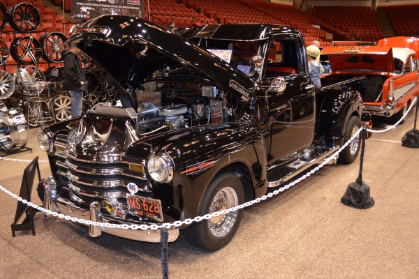 Vintage Chevy 3100 series pickup truck