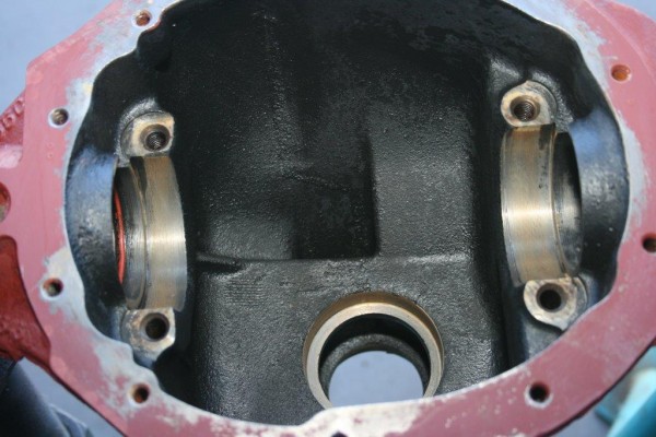 inside the axle housing of a dana 35