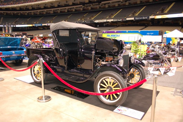 vintage ford huckster style model t pickup truck