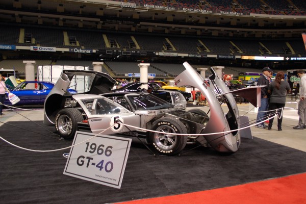 1966 Ford GT-40 Displayed at Indoor Car Show