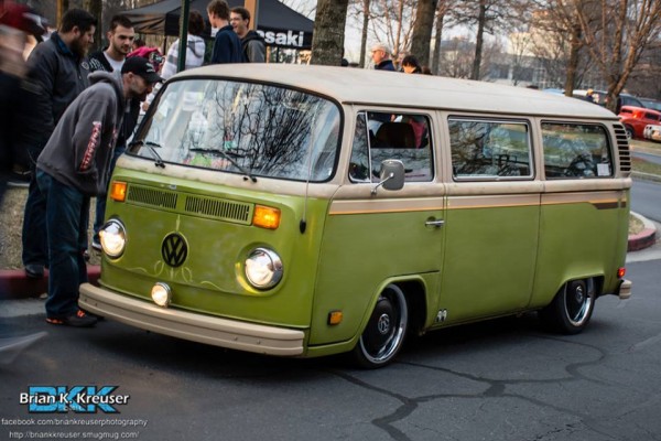 vintage vw transporter type 2 van