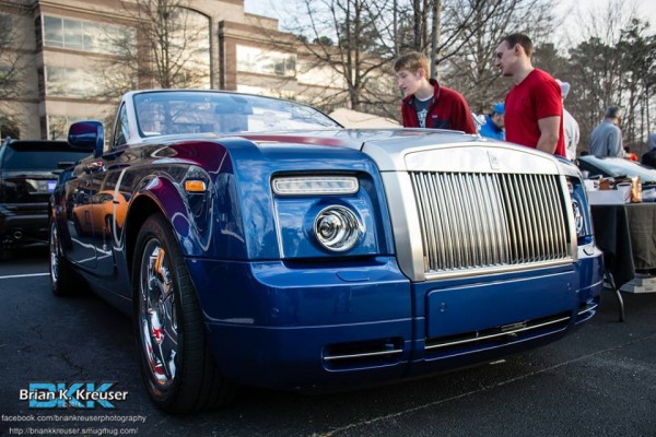 rolls royce late model convertible