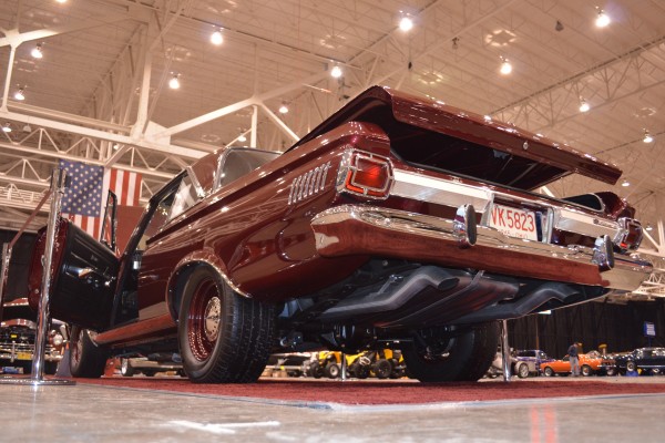 1965 plymouth satellite, rear low bumper view