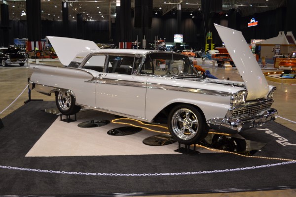 ford fairlane show car with custom wheels