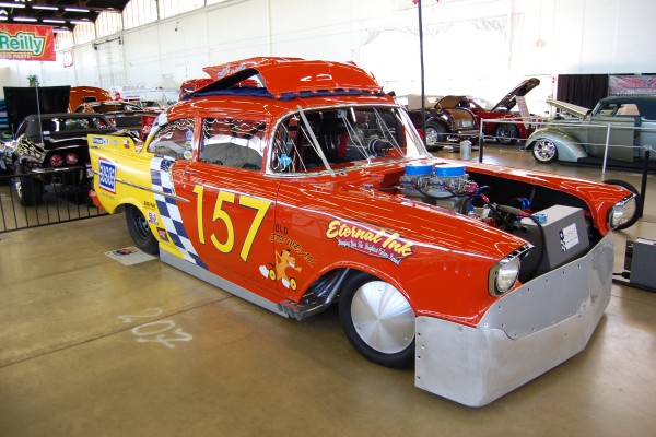 1957 chevy coupe Bonneville land speed record racer