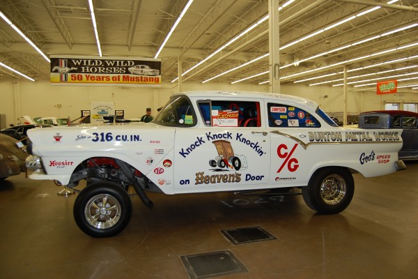 vintage ford knock knock knockin' nostalgia drag car