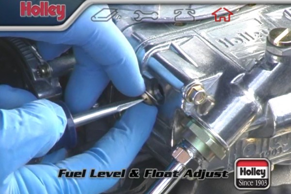 removing sight plugs from holley carburetor