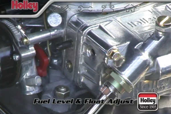 removing drain plug on a holley carburetor