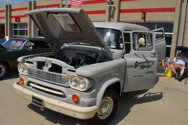 vintage dodge delivery wagon from the 1950s