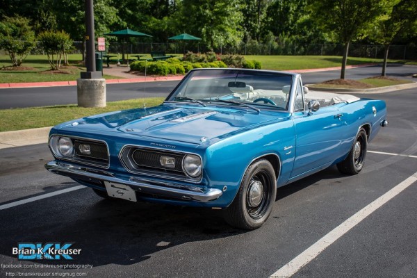 vintage second gen 1968 plymouth barracuda convertible