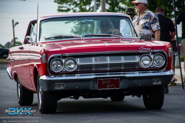 red vintage mercury comet coupe