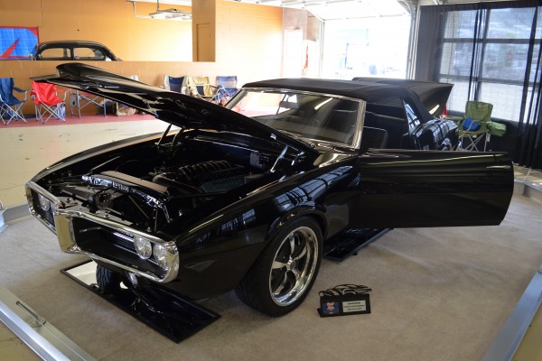 black first gen pontiac firebird convertible