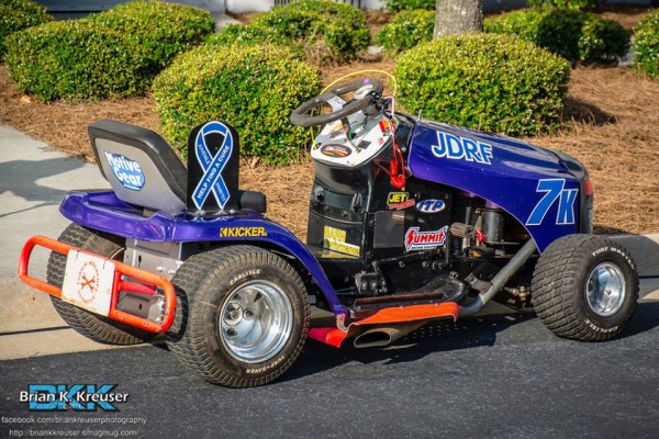 hot rod lawn mower tractor