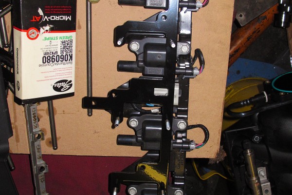 ls ignition coils removed from engine