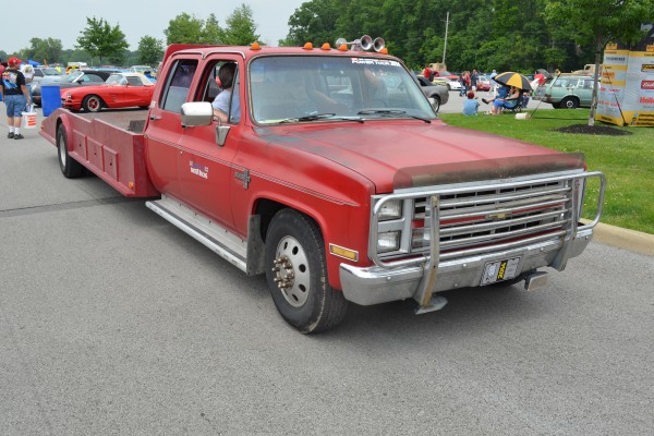 chevy flatbed rollback vintage silverado truck