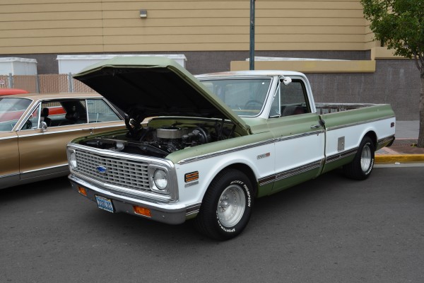 vintage chevy Cheyenne pickup truck at 2014 Hot August Nights in Reno, NV