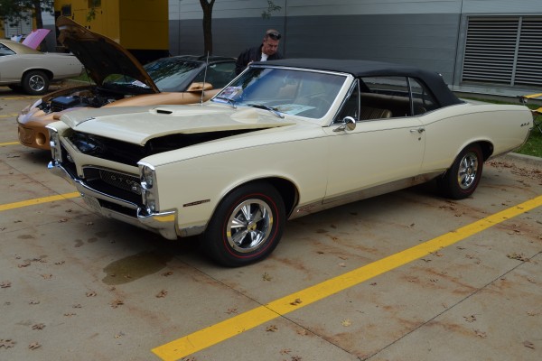 White Pontiac First Generation GTO Convertible