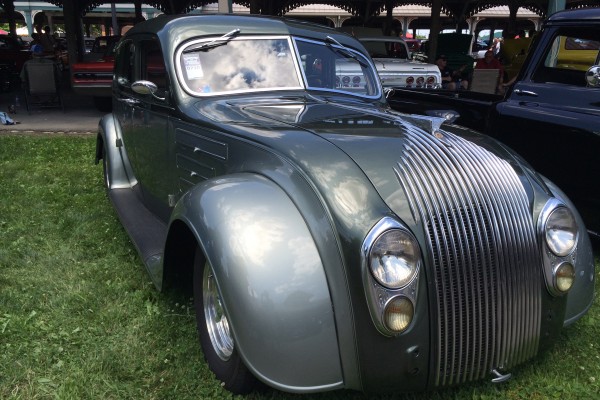 lowered custom hot rod show car