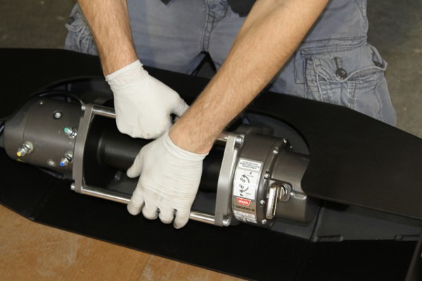Installing a warn winch into an off road bumper for a jeep xj cherokee