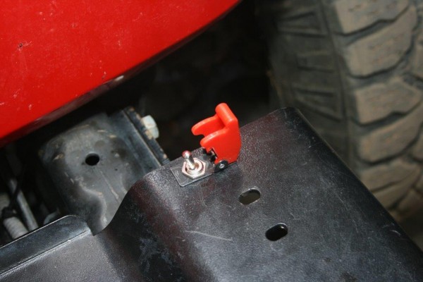 rocker switch for an on board air system
