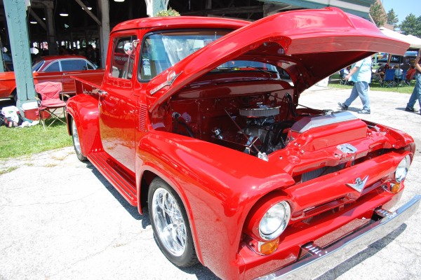 customized ford vintage f-1 truck