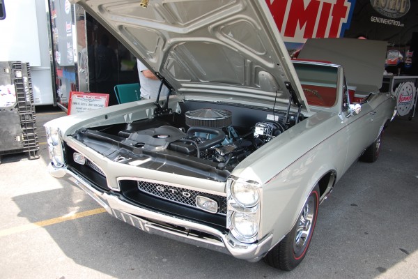 silver 1967 pontiac gto convertible coupe