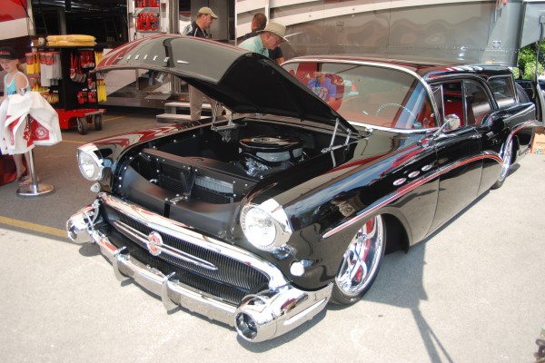 customized 1957 buick station wagon hot rod