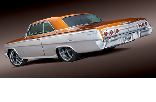 rear quarter shot of a 1962 Chevy Impala Show Car