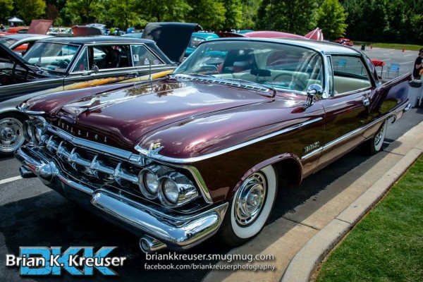 a vintage 1950sera chrysler imperial coupe